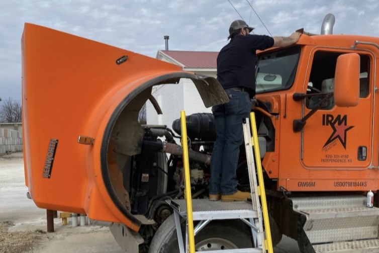this image shows truck repair services in Regina, SK